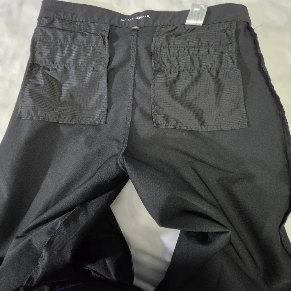 Banana‎ Republic Pants 34 X 30 Mens Black Slim Fit Tech Fabric